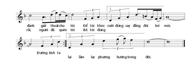 Sheet nhạc Đoạn Tuyệt 2